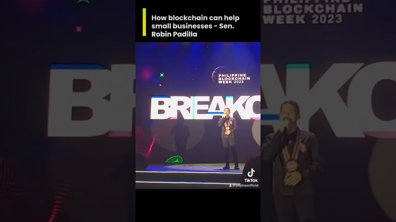 Senator Robin Padilla Philippine Blockchain Week 2023 Keynote Speech Clip