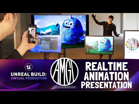 AMGI Studios' presentation for Unreal Engine's Build Virtual Event  - Realtime Rendering & Animation