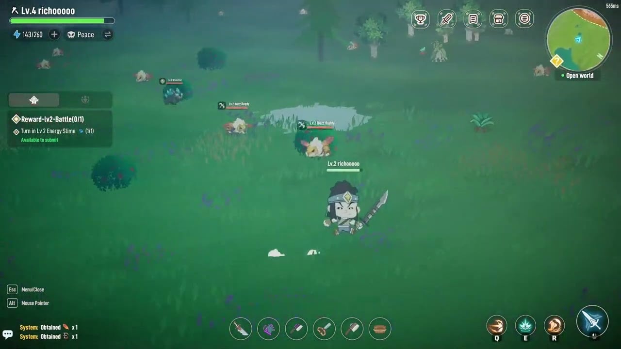 Daily tasks   battle and defeat monsters