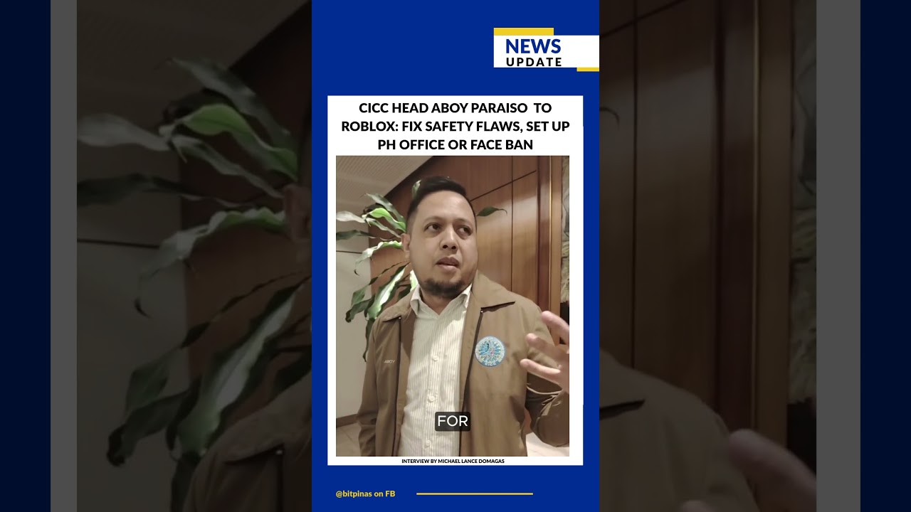 [Interview] CICC Details Conditions for Roblox as Ban Deadline Extended  #roblox #robloxphilippines