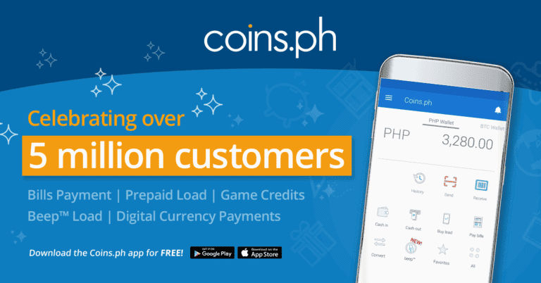 Coins.ph To Support Bitcoin Cash, Celebrates 5 Million Customers