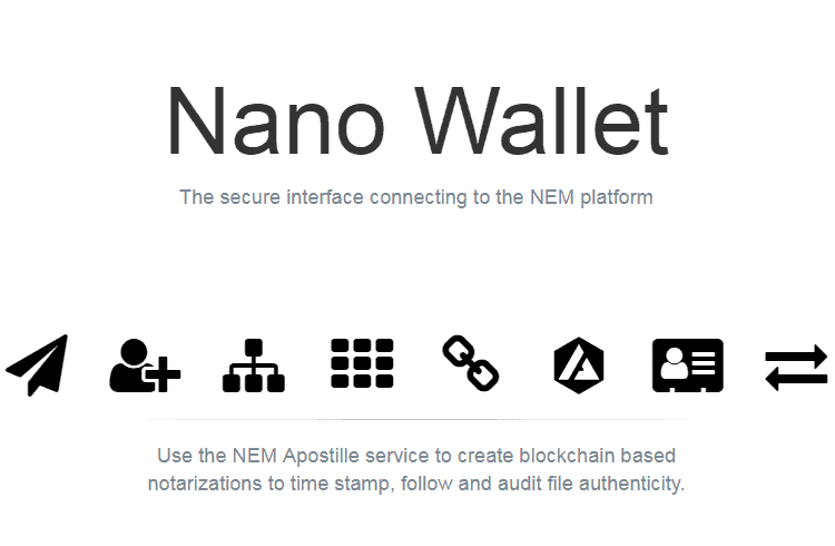 How to Create a NEM Nano Wallet