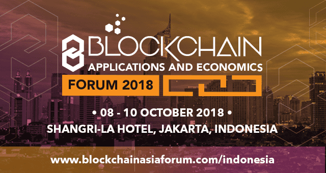 Photo for the Article - Blockchain Applications & Economics Indonesia Forum 2018 (October 8-10, 2018)