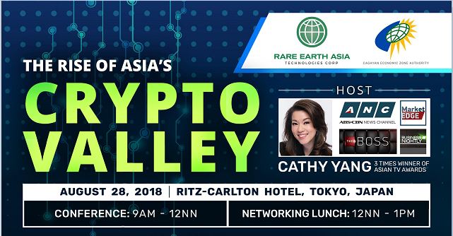 Rise of Asia’s Crypto Valley (August 28, 2018 – Tokyo, Japan)