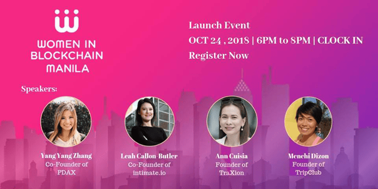 Photo for the Article - Women in Blockchain Manila Launch (October 24, 2018)