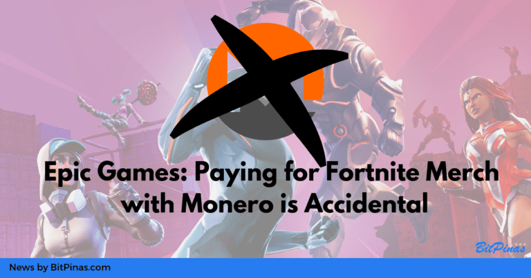 Epic Games: Paying for Fortnite Merch with Monero is Accidental