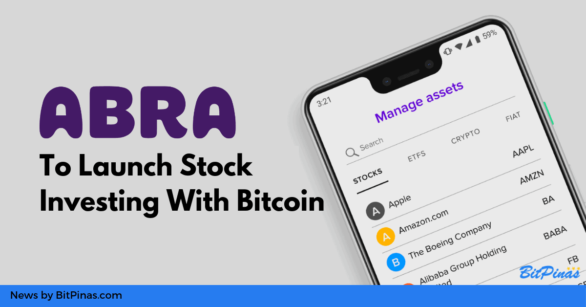 Photo for the Article - Abra Introduces Stock Investing | Buy Stocks With Bitcoin