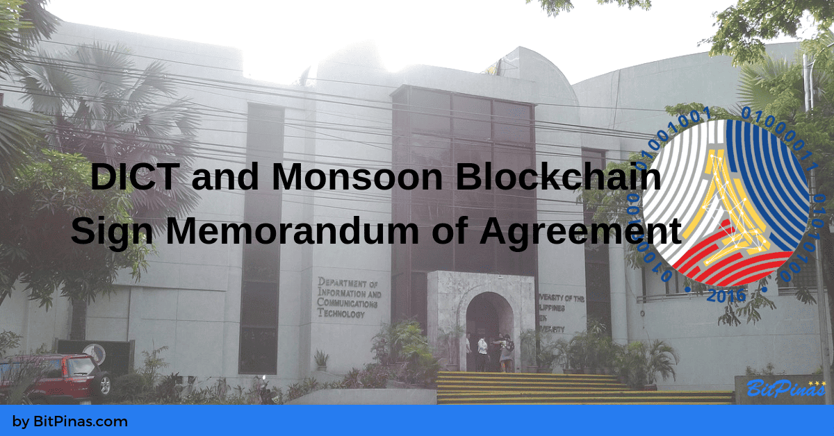 Photo for the Article - DICT and Monsoon Blockchain Sign Memorandum of Agreement