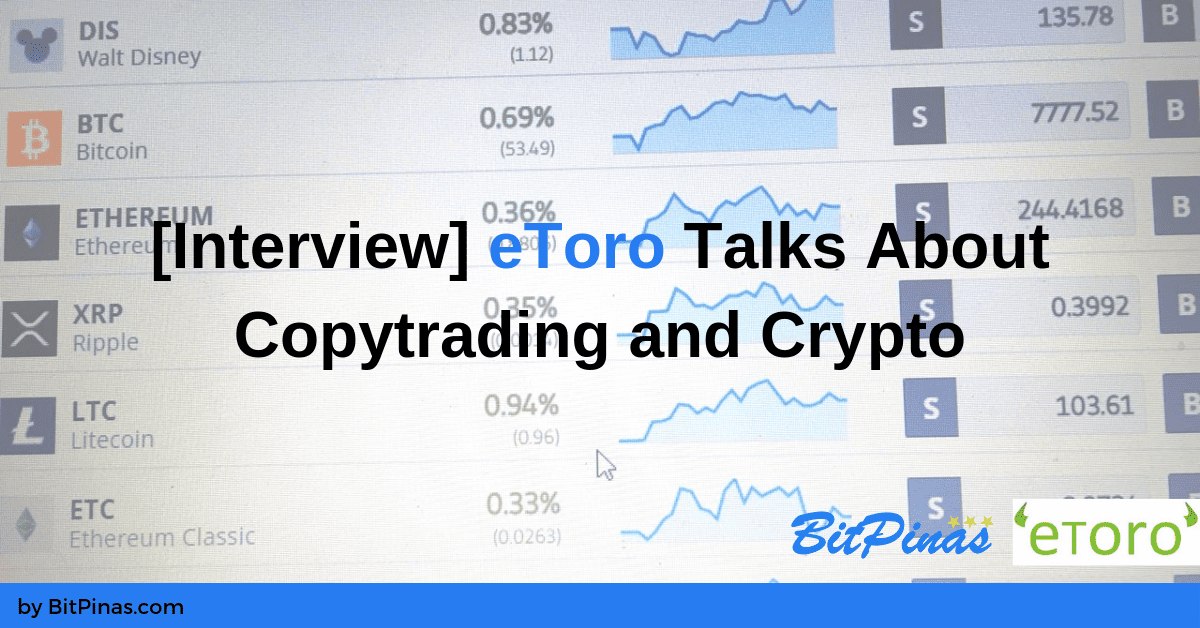 Photo for the Article - eToro Talks About Copytrading and Crypto