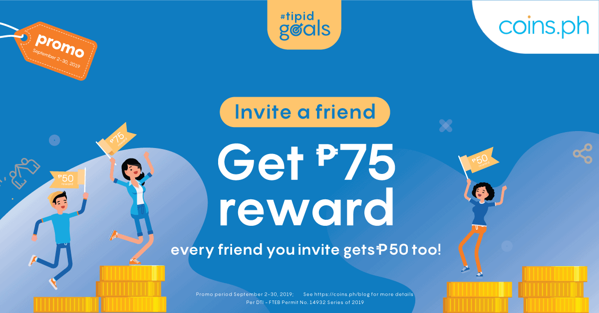 Photo for the Article - Coins.ph Launches New Refer a Friend Promo for September 2019