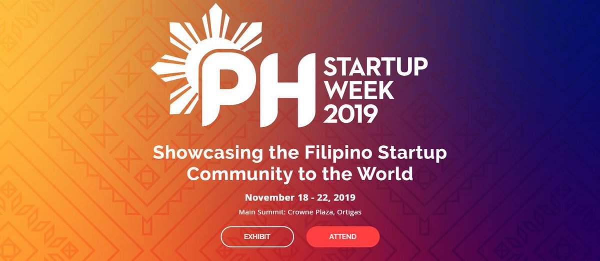 Photo for the Article - PH Startup Week (Nov. 18 - 22, 2019)