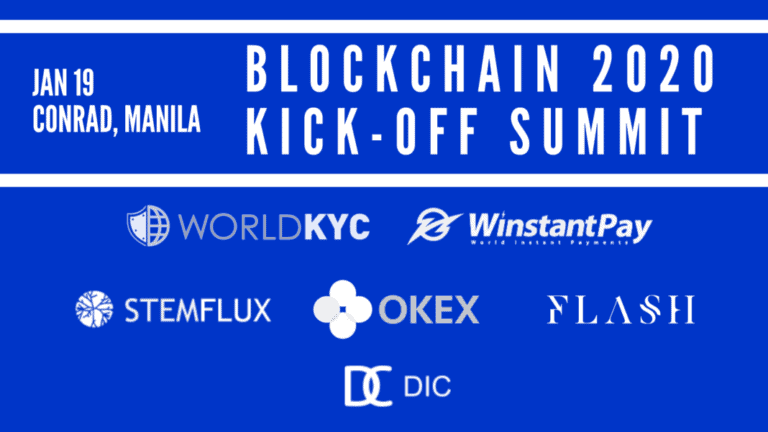 Blockchain 2020 Kick-Off Summit happening on January 19, 2020 at Conrad Manila