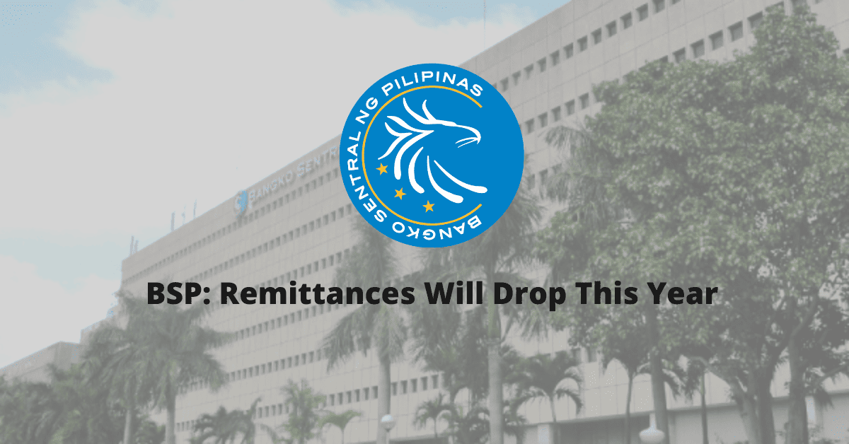 Photo for the Article - BSP: Remittances to the Philippines Will Drop This 2020