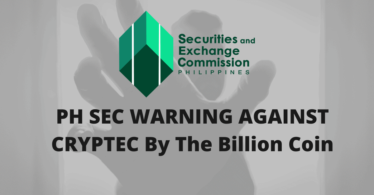 Photo for the Article - PH SEC Advisory on The Billion Coin (TBC) Scam