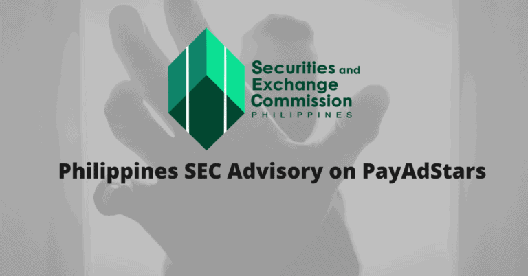 Philippines SEC Advisory on PayAdStars