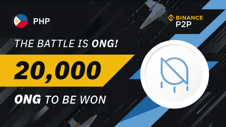 The Battle is ONG!  Trade with PHP on Binance P2P and Win 20,000 ONG