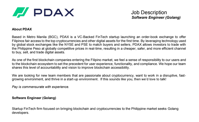 Photo for the Article - Your Favorite Crypto Company May Be Hiring.. In the Philippines