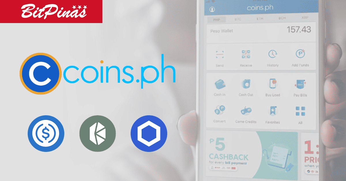 Photo for the Article - LINK, USDC, KNC Now Available at Coins.ph!