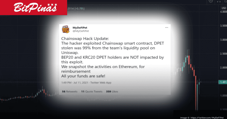 My DeFi Pet Liquidity Hack on Chainswap: What Happened?