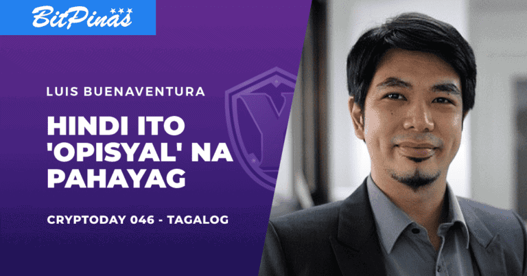 Cryptoday 046: Hindi Ito Opisyal na Pahayag (Tagalog)