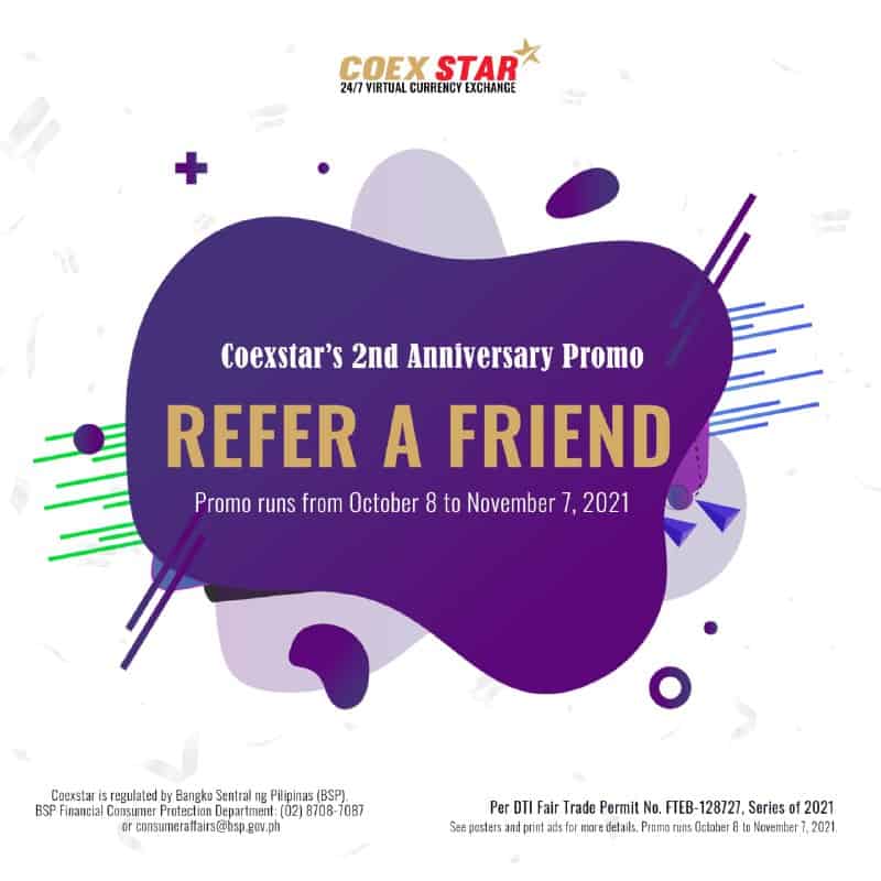 Photo for the Article - Coexstar’s 2nd Anniv Promo: REFER A FRIEND