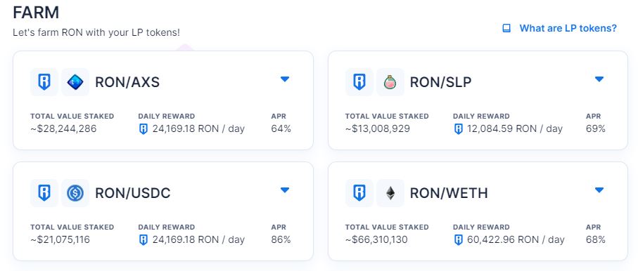 Photo for the Article - Ron Token Axie Infinity Guide | How to Farm and Earn RON via Staking and Providing Liquidity