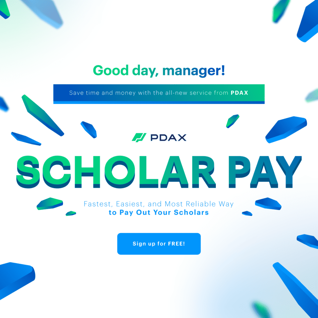 Photo for the Article - PDAX Launches ScholarPay, to Allow Managers to Directly Send Money to Axie Infinity Scholars