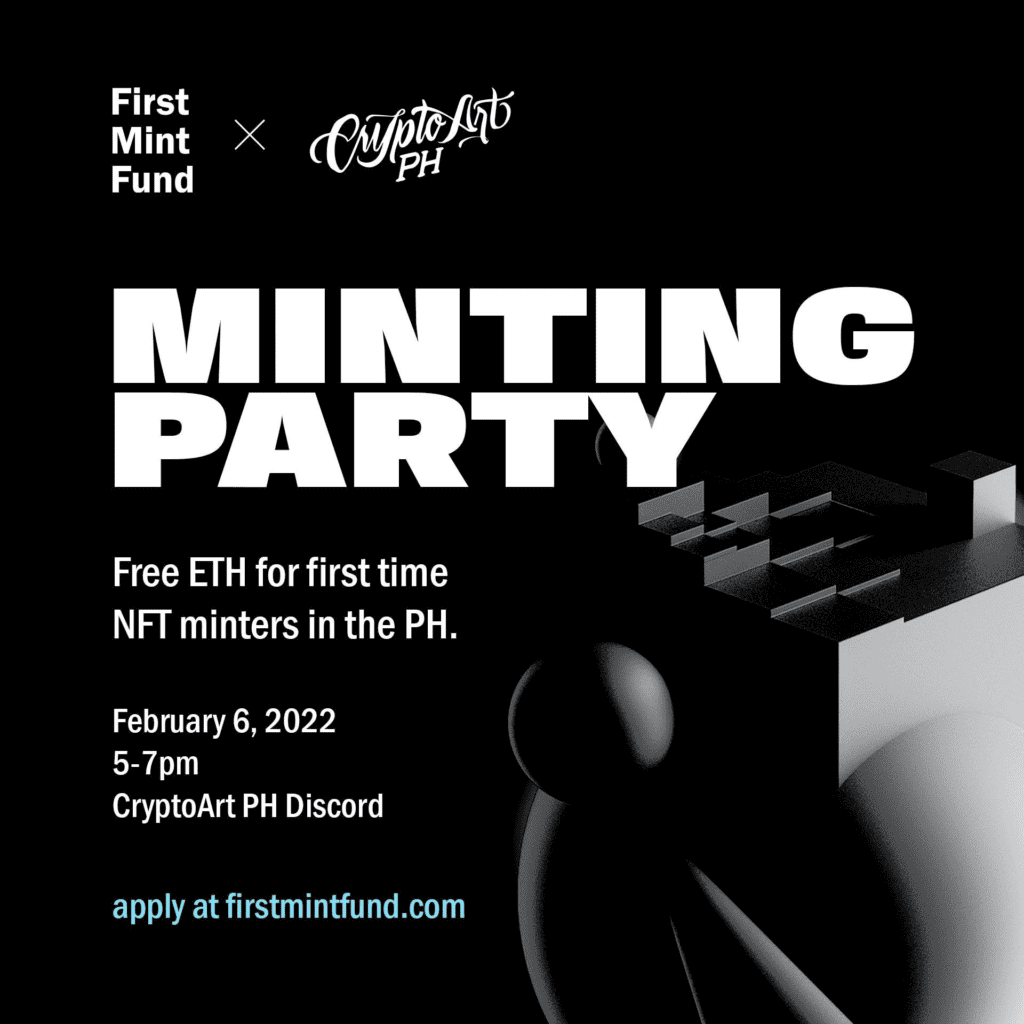 Photo for the Article - First Mint Fund Deploys Almost 1 ETH in One Day to Help 13 New Artists Mint Their First NFTs
