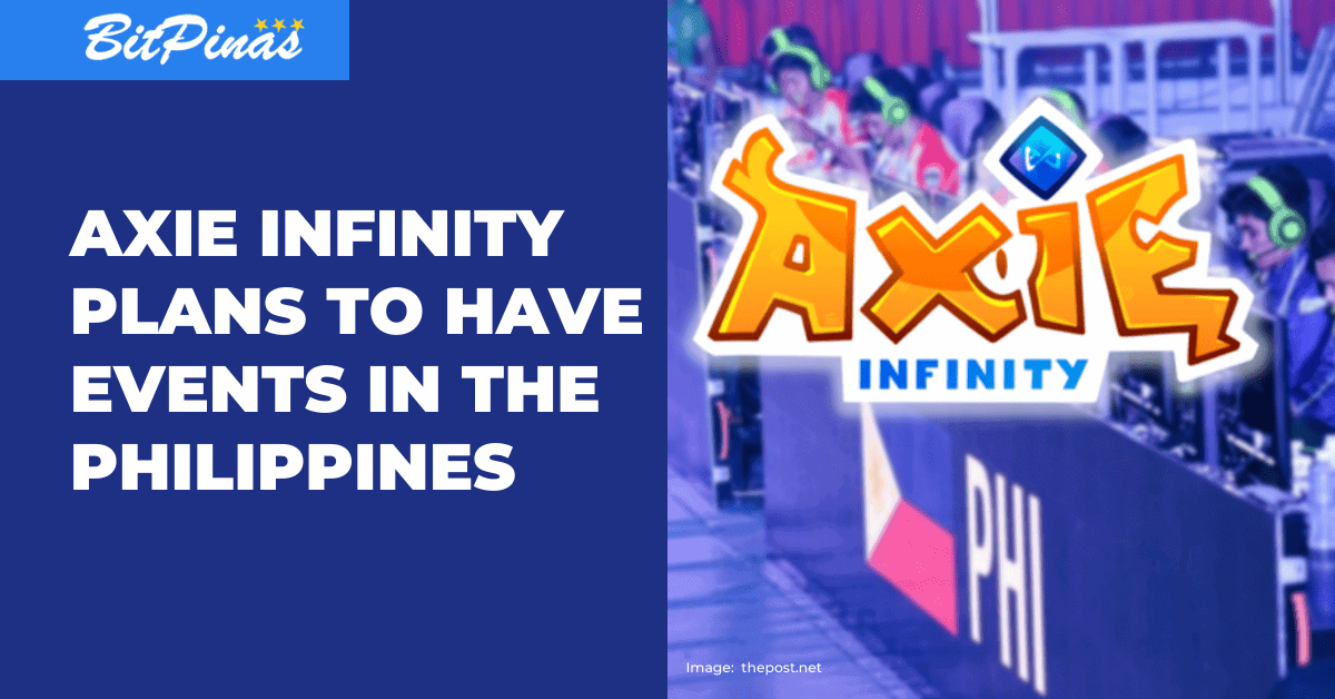 Photo for the Article - Axie Infinity Plans to Have Events in the Philippines – Nix Eniego