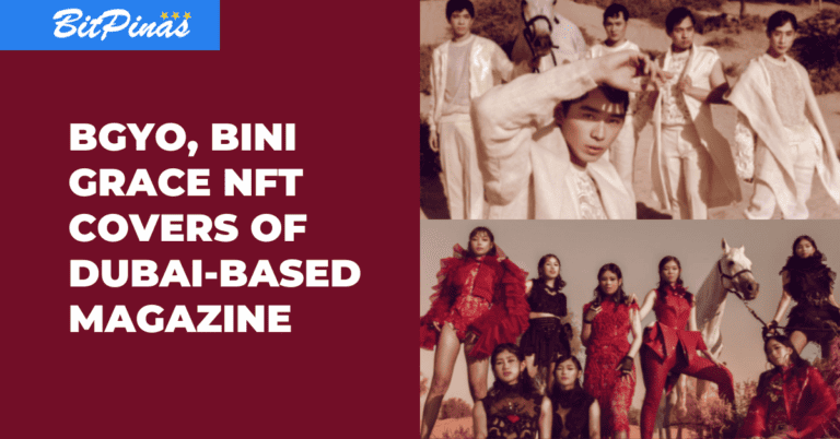P-Pop Groups BGYO and BINI Appear in Dubai Magazine NFT Cover