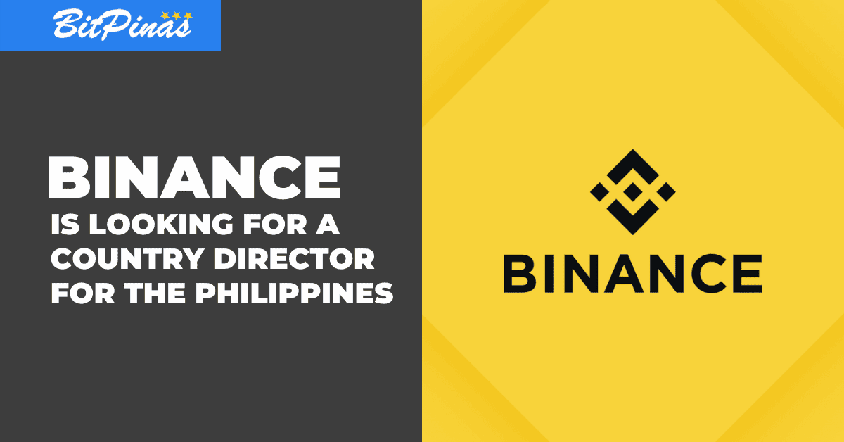Photo for the Article - Binance is Hiring a Country Director for the Philippines
