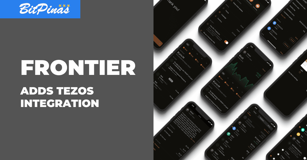 Photo for the Article - DeFi App Frontier Adds Tezos Integration