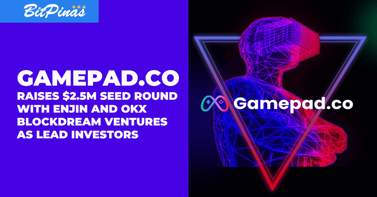 Filipino-led Accelerator Gamepad Raises $2.5m Seed Round with Enjin and OKX Blockdream Ventures as Lead Investors