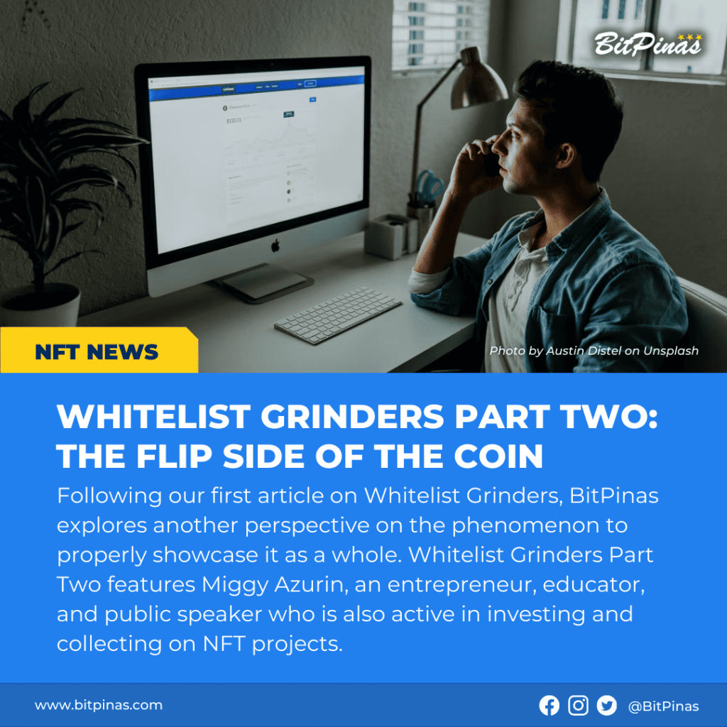 Photo for the Article - NFT Enthusiast’s Thoughts on NFT Discord Whitelist Grinders