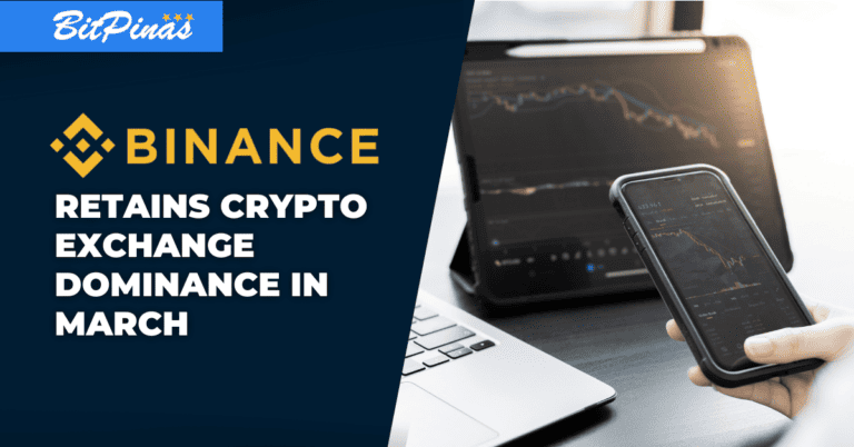 Binance Retains Crypto Exchange Dominance in March