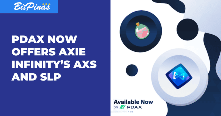 PDAX Now Offers Axie Infinity’s AXS and SLP
