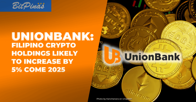 UnionBank: Filipinos Likely to Increase Crypto Holdings to 5% of their Portfolio by 2025
