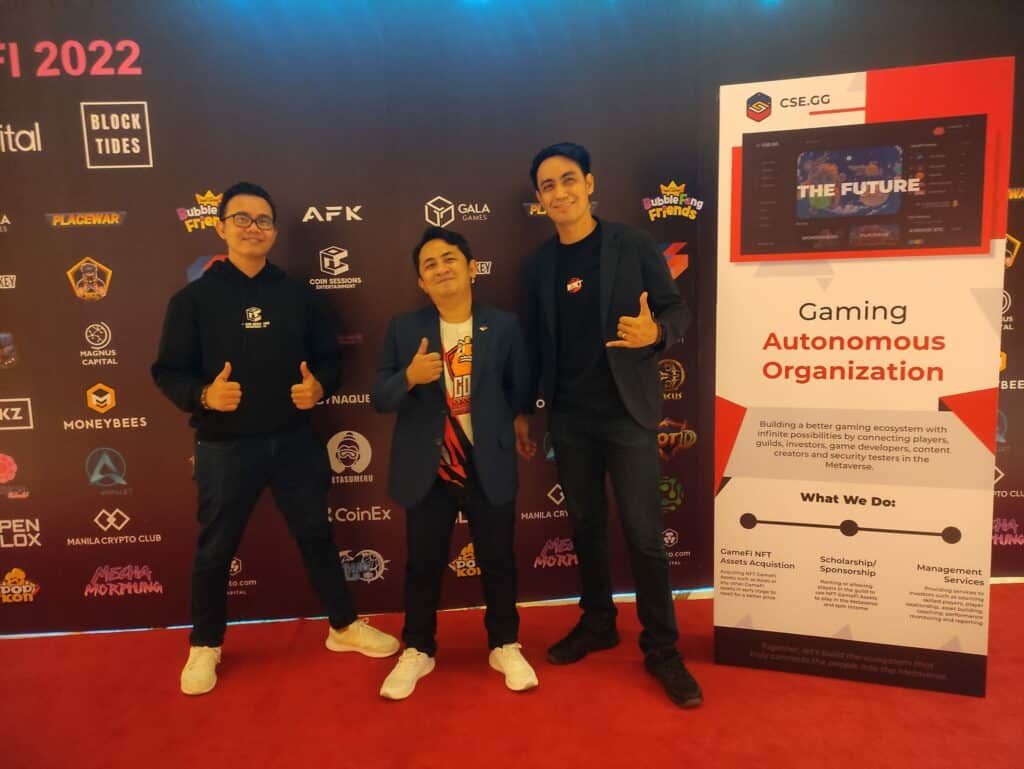 Photo for the Article - Filipino-led CSE.GG (Coin Sessions Entertainment) Raises $1.5M Funding