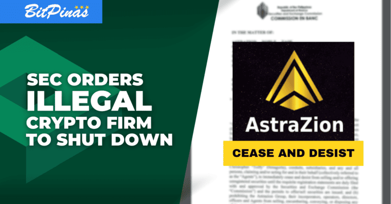 SEC Issues Cease and Desist Order Against Astrazion Group, AZNT Token