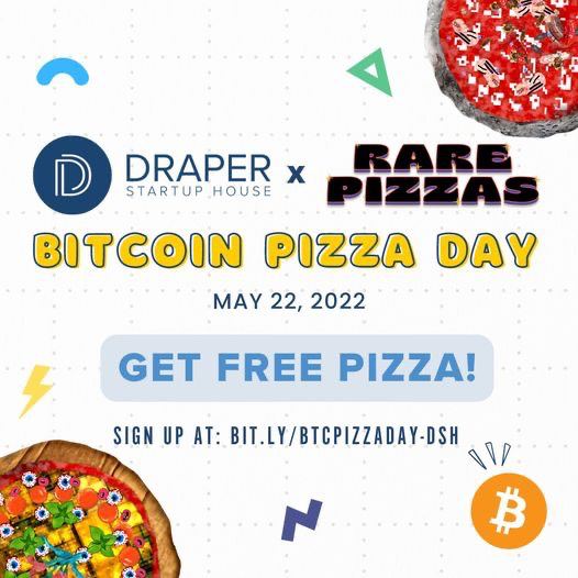 Photo for the Article - Celebrate Bitcoin Pizza Day at Draper Startup House This May 22, 2022