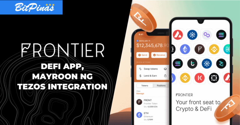 DeFi App na ‘Frontier’, mayroon ng Tezos Integration