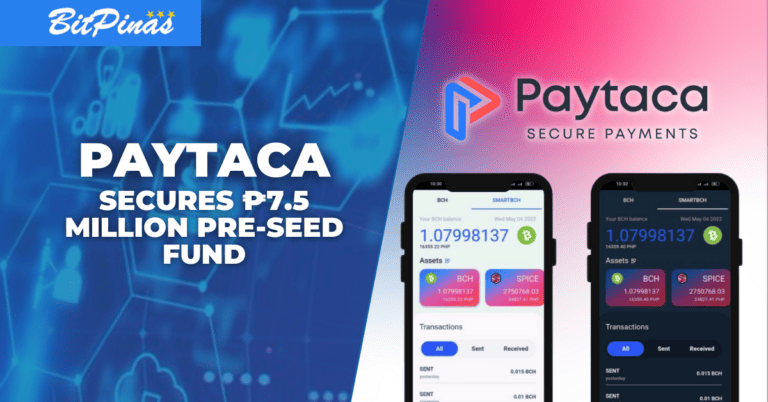 Homegrown Crypto Wallet Paytaca raises ₱7.5M Pre-Seed Fund