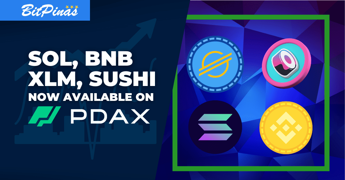 Photo for the Article - PDAX Launches BNB, SOL, 2 More Crypto