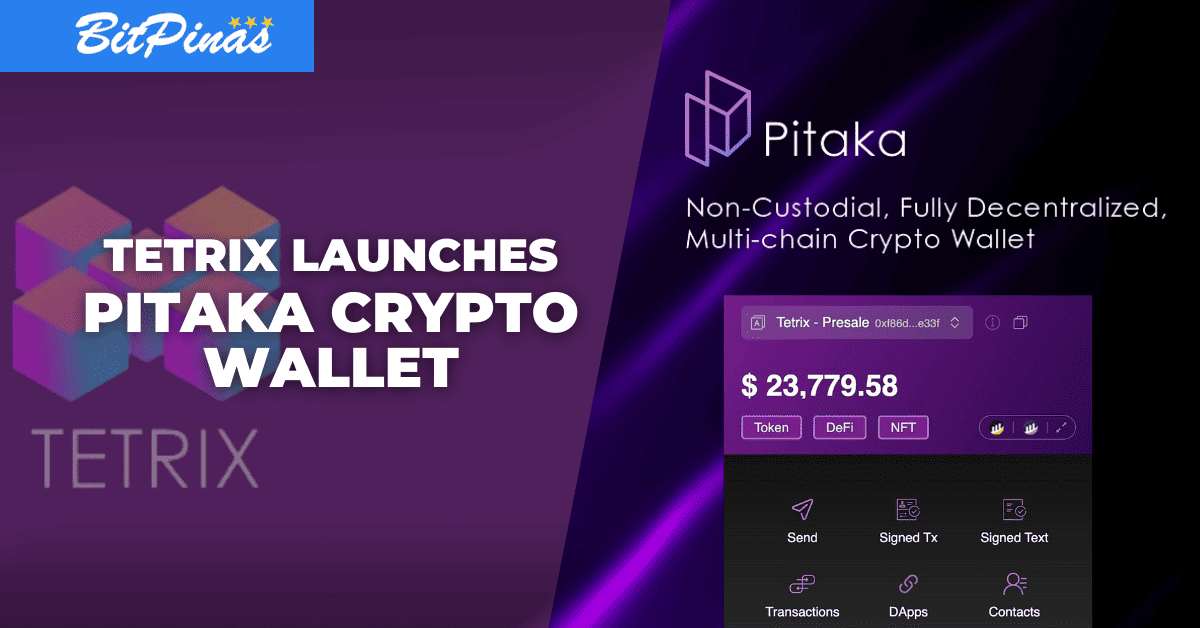 Photo for the Article - Filipino-led Tetrix Network Launches ‘Pitaka’ Crypto Wallet