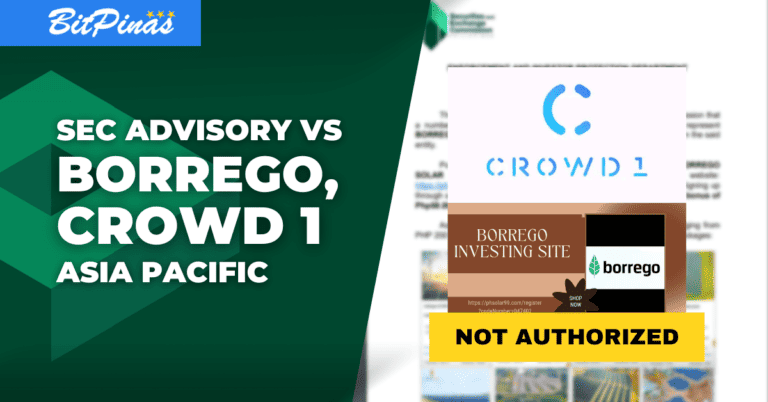 SEC Advisory vs Borrego, Cease and Desist vs Crowd1 Asia Pacific