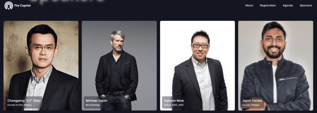 Photo for the Article - CZ, Michael Saylor, Justin Sun to Headline CoinMarketCap’s The Capital Conference