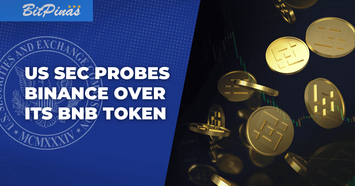 Photo for the Article - US SEC Probes Binance Over its BNB Token