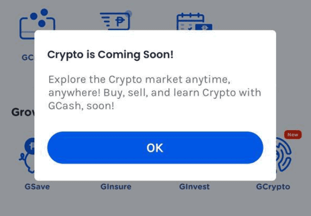 Photo for the Article - [Updated] Crypto 'Tab' Now Available on GCash App, Says Crypto is Coming Soon