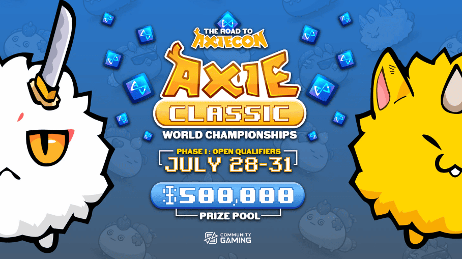 Photo for the Article - Axie Infinity To Kick Off AxieCon with 3 Tournaments with a Prize Pool of One Million Dollars