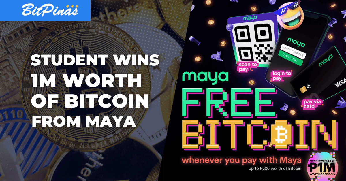 Photo for the Article - Student Pays Meal with Maya, Wins 1M worth of Bitcoin